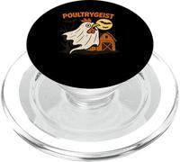 Poultrygeist Funny Chicken Ghost Halloween Pun Design PopSockets PopGrip per MagSafe