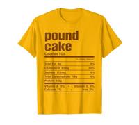 Pound Cake Divertente Ringraziamento Natale Corrispondenza Maglietta