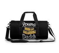 Pound My Cake Daddy - Borsone da palestra con scritta divertente e divertente, leggera, per sport, viaggi, 44 x 22,9 x 22,9 cm