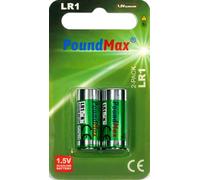 PoundMax Pila a bottone Batterie 2 x 910A LR1, 2 pezzi,