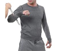 Pounjsd Manica Lunga antitaglio e antipugnalata Livello 5,Giubbotto Protettivo Anti-Taglio,Gilet Tattico, giacca anti coltello, Equipaggiamento Protettivo A 5 Livelli Uso Di Sicurezza In Vari Scenari