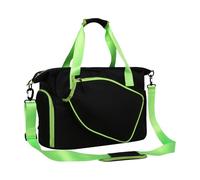 Poupangke Borsa per palline sportive - Borsa a tracolla - scomparto per scarpe, portabottiglie e tasca a spalla impermeabile per Tennis, viaggio o allenamento, design moderno