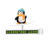 Poupangke Carta del Numero di Movimento 'Automobile, Numero di Telefono di parcheggio Automatico - Decorazione Scorrevole per Console centrali del Fumetto | Console centrali