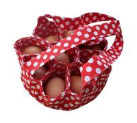 Poupangke Cesti per uova fresche, borsa per uova, cestino per uova con 9 tasche - Contenitore portatile per uova fresche, per pollo, gallina, anatra, uova, fattorie da giardino per famiglie