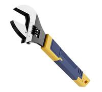 Poupangke Chiave regolabile regolabile, chiave da regolare, ampia ganascia che la chiave regolabile, grande resistenza, grande apertura alare per il bagno, strumento di riparazione idraulica per