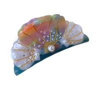 Poupangke Clip artigli per le donne, clip per capelli a stellari - Clip per capelli non slip per la presa sicura,Design di perle, accessori per capelli per panino in stile, coda di cavallo, tipi di