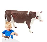 Poupangke Decorazione per Ufficio Figura di, Statua di Animale di Fattoria - Statura di Cows Figura per Borse per Ufficio - Home Scena di Ornamenti da Tavolo