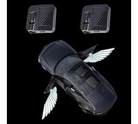 Poupangke Luce ombreggiata per portiera 'auto, luci di benvenuto a LED, per auto a forma di ali d'angelo, per la porta 'auto, per decorazioni fantastiche