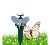 Poupangke Picchetto da Giardino Farfalla Solare,Picchetto Decorativo per Sentieri - Farfalla Realistica Impermeabile per Giardino Balcone Viale Piscina Cortile