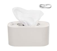 Poupangke Portatore di pulizia portatile, wipe più caldo - Contenitore portatile USB Baby Wipes,Distributore di tessuti da viaggio di grande capacità, scatola di isolamento per pannolini di controllo