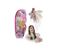 Lansay - SKY DANCERS - Fucsia Fantasy - Bambola Volante Magica per bambini dai 6 anni - Bambola Fata 18 cm - Vola con un lanciatore senza batteria - Stupisci i tuoi bambini - Idea regalo compleanno