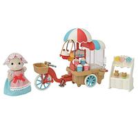 Poupée Sylvanian Families La Maman Mouton Et Son Stand De Popcorn