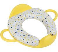 Poupy Riduttore WC per Bambini Giallo, Con Maniglie per Tenersi E Schienale, Tav