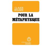 Pour la métaphysique