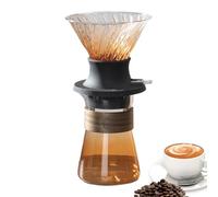 Pour-Over Coffee Maker Set - Coffee Brewing Cup, Drip Brew Coffees Cup, Tea Making Coffees Brewing Cups, Quick Filtration Easy Extraction Detachable Components Tool For Home Husband Father
