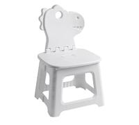 pour, pour, pliable Bunny Dinosaur avec support dorsal - Tabouret Compact, meubles de maison, chaise à langer, siège de douche pour intérieur et extérieur