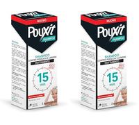 Pouxit Shampoo, Shampoo Pidocchi e Lendini, Azione 2 in 1, Senza Insetticidi, Pettinino Incluso, 200 ml (Confezione da 2)