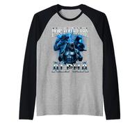 POV Sei Il Lupo Maschio Alfa Meme Cringy Maglia con Maniche Raglan