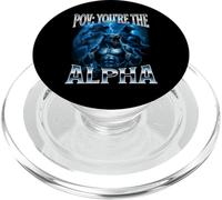 POV Sei il lupo maschio alfa Meme Cringy PopSockets PopGrip per MagSafe