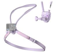 POV - Supporto magnetico da collo per Hero 13/12/11/10/9, con cinghia toracica, in silicone a sgancio rapido, per DJI Osmo Action 6/5 Pro/4/3, supporto magnetico per fotocamera sportiva Insta 360 Ace