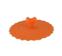 Povanjer Copritazza in Silicone Creativo | Coperchi in Silicone infrangibile e Riutilizzabile per Tazze con Clip d'Amore - Versatili coperchi per Tazze da caffè per Viaggi, Escursioni, Campeggio,