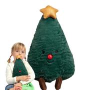 Povanjer Cuscini di Natale, cuscino per albero di Natale, cuscini in peluche a forma di scatola di pino a forma di pupazzo di spezia, decorazioni di Natale in peluche da 30 cm, per divano,