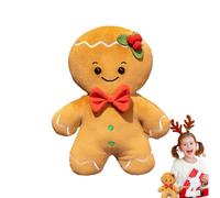 Povanjer Cuscino di Pupazzo di Spezia di Natale, Giocattolo di Peluche Pupazzo di Spezia | Decorazione del Cuscino di Spezia ripiena,Favoloso Pupazzo di Spezie Fatto a Mano, Decorazione per