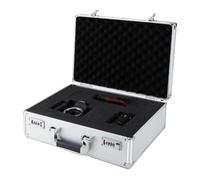 Povanjer Custodia in alluminio resistente, custodia rigida impermeabile - scatola di immagazzinaggio di protezione portatile,cassapanca organizer per camion di spugna integrato con serratura di