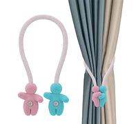 Povanjer Fermatenda per Tende Fibbie - Supporti per Fibbie magnetiche Forma di -Figura,Forti Fascette magnetiche Home Decorative per la Camera dei Bambini