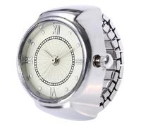 Povanjer Orologio ad anello, orologio da dito - Orologio da dito rotondo | Orologi creativi da donna alla moda portatili, accessorio di moda per uomo donna Natale