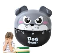 Povanjer Timer a Forma di Cane | Timer da Forno Meccanico, Orologio Timer da Studio, Timer Meccanico da 60 Minuti - Cuocere, Cucinare e Decorare - Nessuna Batteria Richiesta, Timer di Caricamento