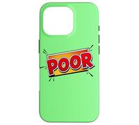 Povero fumetto stile Splash Custodia per iPhone 16 Pro