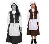 Povero Vittoriano Bambina Cameriera World Libro Giorno Costumi Età 4-12 Anni