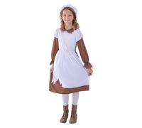 Povero Vittoriano Ragazza Costume Bambini