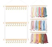 POVETIRE Fasce per capa, organizer per ragazze, accessori per capelli, organizer da appendere alla parete, decorazione per la cameretta dei bambini e ragazze