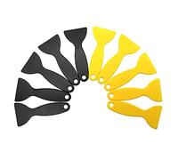 Povhhee 10 spatole in plastica, raschietto per resina, raschietto flessibile, coltello per stucco, rimozione , strumento di installazione adesivo