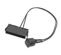 Povhhee 24 Polige ATX Netzteilbuchse, Netzteil, Tester, Up Jumper, Schalterkabel, 18 AWG, 30 Cm