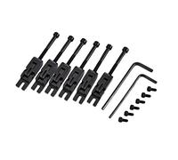 Povhhee 6Pcs Metallo Chitarre Bloccate Corde Sacche per Floyd- Tremolo BrüCken Parti