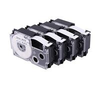 Povhhee Confezione da 12 Mm Etichettatrice per Nastro per Etichette nel e Nero Compatibile KL1500 KL2000 KL7000 KL7200-100 KL120 KL60-750B