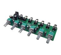 Povhhee Mixer Stereo un 6 per Mixer Audio Distributore Controllo Volume Indipendente DC5-24V 1PC 6 Ingressi 1 Uscita
