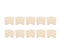 Povhhee Violin Bridge 4/4 Maple Leaf Violin Bridge - Confezione da 10 pezzi