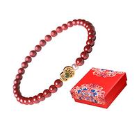 POVVFRTY Fengshui Calabash Bracciale cinabro, Pulsera Roja De Protection Mujer, Bracciale rosso for la protezione delle donne, il bene e l'amore, la prosperità/11141