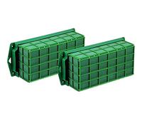 Povxlum 2 PzPortafiori nel Gabbia di Schiuma Floreale da 2 Pezzi con Schiuma Floreale per Fiori, Ciotola a Gabbia per Centrotavola, Composizione Floreale