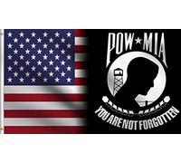 Pow Mia Usa Blend Military Never Forget Bandiera Colore Vivido Bandiera Da Giardino Con 2 Occhielli Flag Per Interno Cortile Casa 3X5Ft