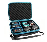 Powarobor Valigetta vuota per batteria Makita da 18 V, caricabatterie