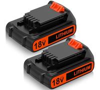 Powayup 2X 3,6Ah Ricambio Batterie per Black Decker 18V LB2X4020 BL2018 LBXR20 LBXR20-OPE LB20 LBX20 per Black Decker 18V Batteria BL1518-XJ BL2018-XJ LBXR20B-2 LB2X2020-OPE LB2X4020-OPE LST201