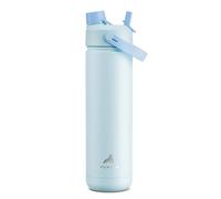 POWCAN Borraccia Isolata da 26 oz con Cannuccia 2 in 1 e Coperchio con Beccuccio, Mantiene Fredda 24 Ore, Si Adatta al Portabicchieri dell'Auto, Borraccia in Acciaio Inossidabile (Sea Breeze)