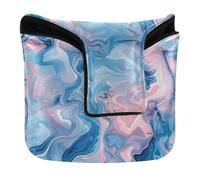 Powder Blue Dreams - Copertura per mazza da golf, chiusura magnetica, per la maggior parte delle marche, impermeabile, in pelle PU