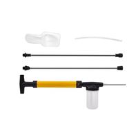 Powder Duster - Handheld Sprinkler Applicator, 2 Extension Pole Adjustable Reach Tool, Lightweight Manual Dusting Device, Even Powder Distribution Gardening Equipment Lawn Plant Care Solution