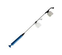 Powder Duster Sprayer - Diatomaceous Earth Applicator With Transparent Reservoir, Push Pull Telescopic Distribution Equipment | For Greenhouse Orchard Farm Backyard Agriculture Use, Earth Powder